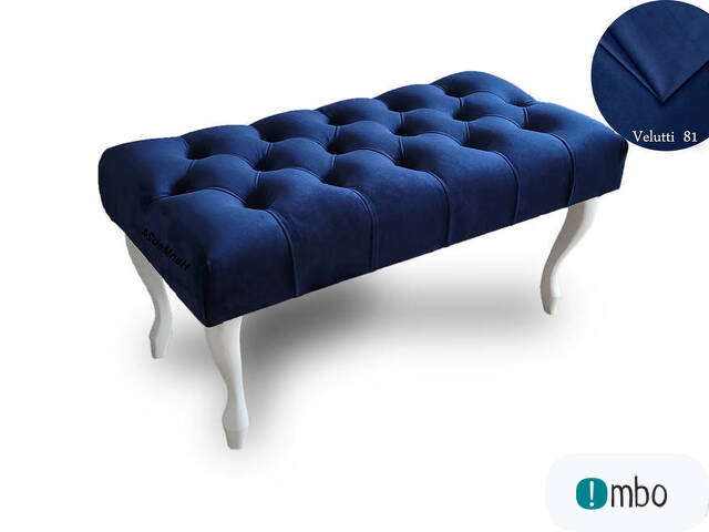 Ławka Tapicerowana Chesterfield 80 cm - 1