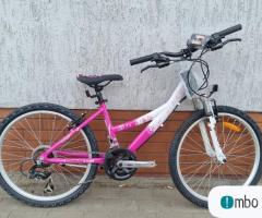 Nowy Rower MTB Limber gb1.4 24'' Różowo Biały Wyprzedaż